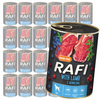 Rafi 24x400g Bezzbożowa Mokra Karma Dla Psa Z Jagnięciną Żurawiną I Borówką