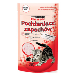 Super Benek OWOCOWY 200g Granułki - Pochlaniacz Zapachów do Kociej Kuwety