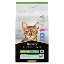 Purina Pro Plan Sterilised Renal Plus Adult Zdrowe Nerki Sucha Karma Dla Kotów z Królikiem 1,5kg