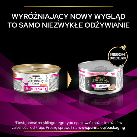 Purina Pro Plan Veterinary Diets UR Urinary 195g Mokra Karma Dla Kota Mus Przeciw Kamieniom Struwitowym