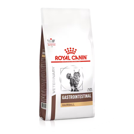 Royal Canin Veterinary Gastrointestinal Hairball 4x400g Sucha Karma Dla Kotów Ułatwiająca Usuwanie Kul Włosowych