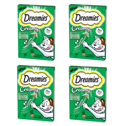 Dreamies Creamy 16x10g Kremowy Przysmak Dla Kotów Z Kocimiętką