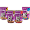 Whiskas i Dolina Noteci Mix Smaków Puszka 24x400g Mokra Karma Dla Dorosłych Kotów