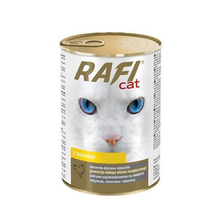 Mokra Karma dla Kotów Rafi Cat Adult Różne Smaki Puszka Zestaw 24 x 415 g