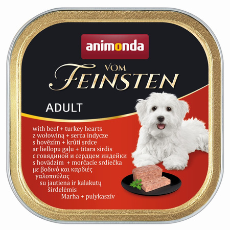 Animonda Vom Feisten Adult 6x150g Mokra Karma Dla Psa Mix Smaków Drób Cielęcina Jagnięcina Indyk Wołowina