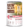 Raw Paleo Adult Duoprotein Mix Smaków 24x400g​ Mokra Karma Dla Psa