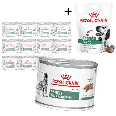 Royal Canin Veterinary VHN Dog Satiety S/O Loaf 12x195g Mokra Karma Pasztet Dla Psów z Nadwagą