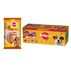 PEDIGREE Adult saszetka 40x100g Mix Smaków +Przysmak