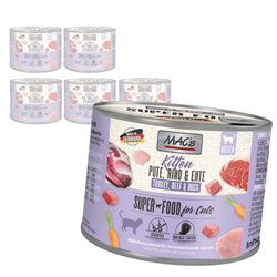 MAC's Kitten Mokra Karma Dla Kociąt Indyk Wołowina Kaczka 6x200g