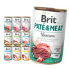 Brit Pate&Meat Mokra Karma Dla Psów Mix 5 Smaków 10x400g 