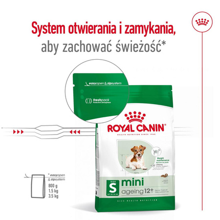 Royal Canin SHN Mini Adult 12+ 800g Karma Sucha Dla Psów Dojrzałych Po 12 Roku Życia Ras Małych