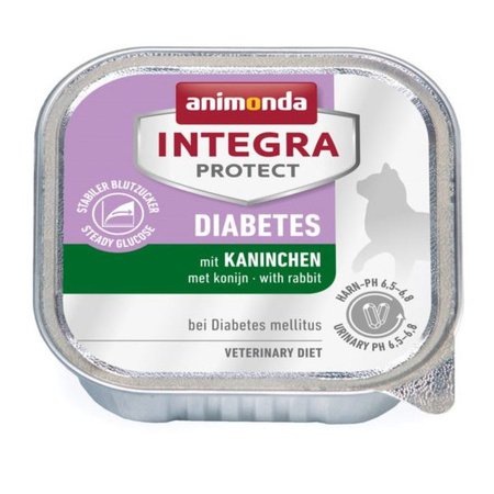 Animonda Integra Protect Diabetes 32x100g Mokra Karma Mix Smaków Dla Kota z Cukrzycą