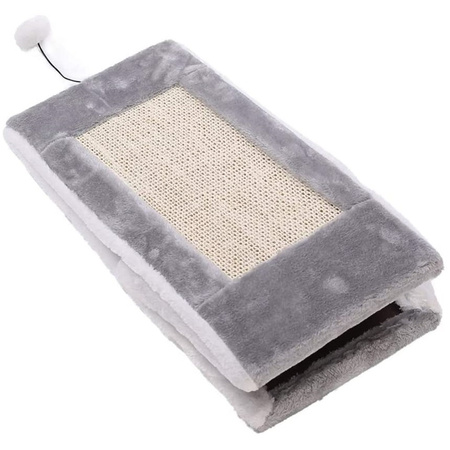 Drapak Domek Dla Kota Rozkładany Namiot Szary 40cm