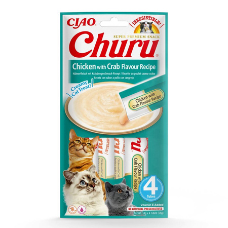 Inaba Cat Churu 24x14g Kremowy Przysmak Dla Kota Pasta Mix Smaków