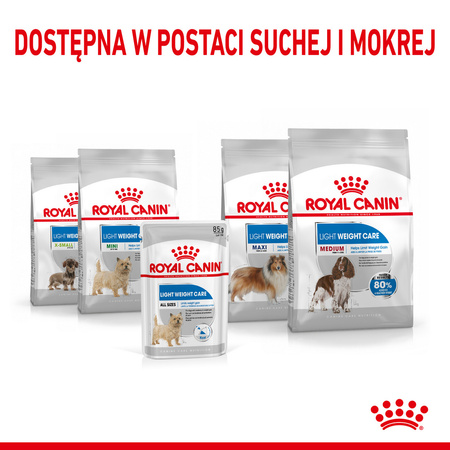 Royal Canin Light Weight Care 24x85g Karma Mokra Pasztet Dla Psów z Tendencją Do Nadwagi