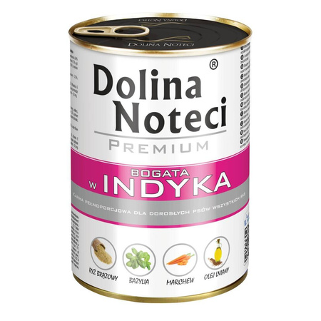 Dolina Noteci Premium Mokra Karma Dla Psa Mix 10 Smaków Drób Ryba Dziczyzna 40x400g