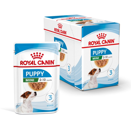 ROYAL CANIN SHN Mini Puppy 12*85g karma mokra w sosie dla szczeniąt do 10 miesiąca, ras małych