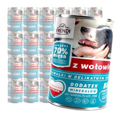 Frendi Mokra Karma Dla Psa 24x400g Kawałki W Sosie Z Wołowiną