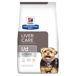 Hill's Prescription Diet l/d Liver Care 4kg Sucha Karma Dla Psa Z Kurczakiem Wsparcie Zdrowej Wątroby