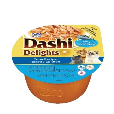 Inaba Cat Dashi Delights 12x70g Uzupełniająca Karma Dla Kota Bulion z Tuńczykiem
