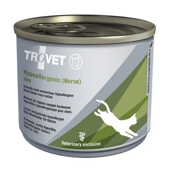 Trovet Hypoallergenic HRD 6x200g Lekkostrawna Mokra Karma Dietetyczna z Koniną Dla Kotów z Nadwrażliwością Pokarmową