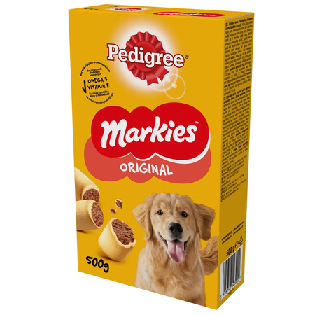 Pedigree Markies 3x500g Przysmak Dla Psa Kruche Ciasteczka Z Kością Szpikową 
