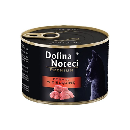 Dolina Noteci Premium 24x185g Bogata W Cielęcinę Mokra Karma Dla Kota