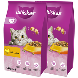 Sucha Karma Whiskas Adult 2x14kg Dla Kotów Z Kurczakiem I Warzywami