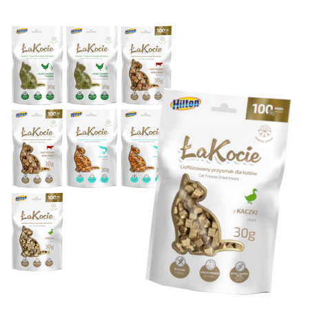 Hilton ŁaKocie 8x30g Naturalny Przysmak Dla Kota Mix 4 Smaków