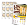 Raw Paleo Turkey&Cod Adult Duoprotein 12x400g Mokra Karma Dla Psa z Indykiem i Dorszem