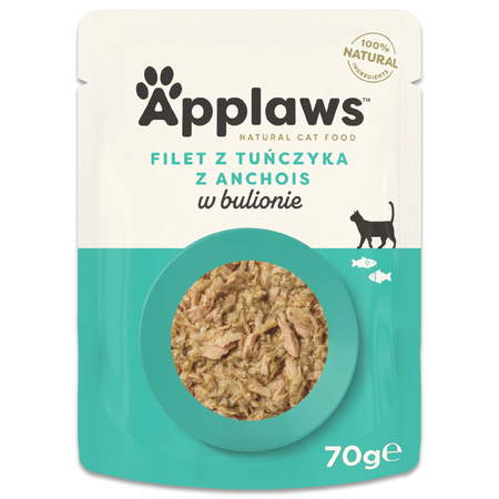 Applaws Cat Mokra Karma Dla Kota 70g Tuńczyk Z Anchois W Bulionie