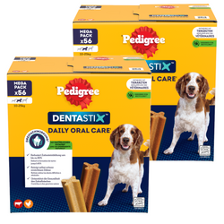 Pedigree DentaStix 112 sztuk (16x180g) Medium Średnie Rasy Gryzak Dla Psów