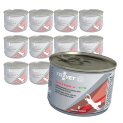 Trovet Renal & Oxalate RID 12x200g Dietetyczna Mokra Karma z Jagnięciną Dla Kotów z Niewydolnością Nerek Kamicą Szczawianową i Cystynową