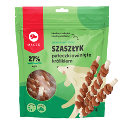 MACED Pałeczki wołowe z królikiem 500g - Przysmak dla psów średnich i dużych ras