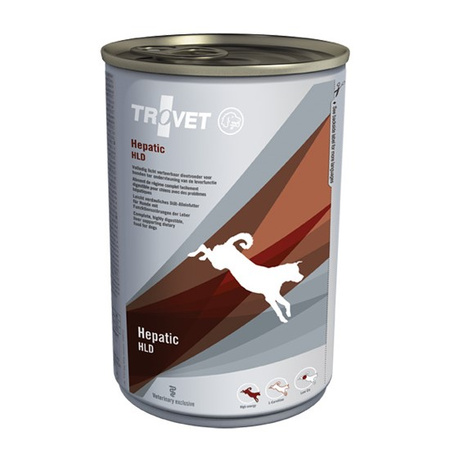 Trovet Hepatic HLD 12x400g Mokra Karma Z Kurczakiem Dla Psa Z Chorą Wątrobą Trzustką I Problemami Trawiennymi