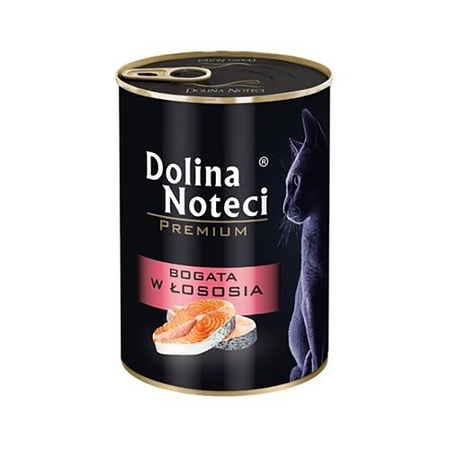 Dolina Noteci Premium Mokra Karma Dla Kota Mix Smaków 12x400g Łosoś Cielęcina