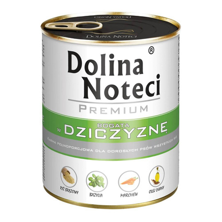Dolina Noteci Premium Mix Smaków 8x800g Mokra Karma Dla Psa Bez Kurczaka i Ryb