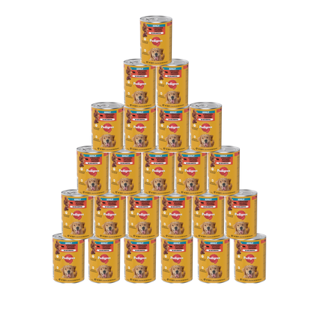 PEDIGREE Z Wołowiną W Galaretce 24x400g Dla Dorosłych Psów Mokra Karma