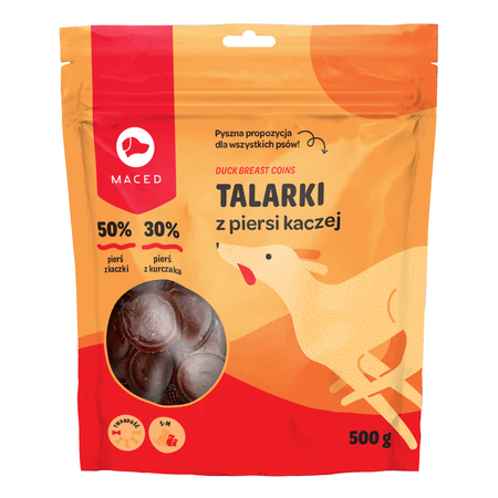 Maced Talarki Z Piersi Kaczek Miękki Przysmak Dla Psa 500g
