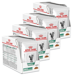 Royal Canin Veterinary Diabetic 48x85g Mokra Karma W Sosie Dla Dorosłych Kotów Kontrola Glukozy
