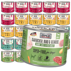 Mac's Dog 24x200g Bezzbożowa Mokra Karma Dla Psa Mix 4 Smaków