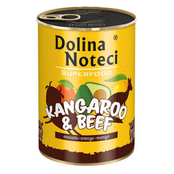 Dolina Noteci Superfood Mokra Karma Dla Psa Kangur Wolowina 400g