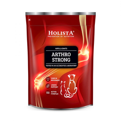 Holista Arthro Strong 600g Suplement Dla Psa i Kota  Wsparcie Stawów Ścięgien Więzadeł i Chrząstek