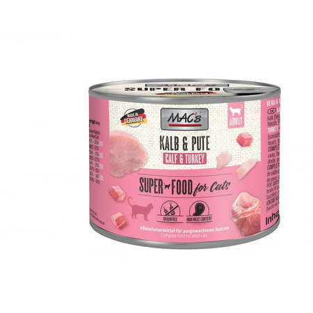 MAC's 6x200g Mokra Karma Dla Dorosłych Kotów Mix 3 Smaków
