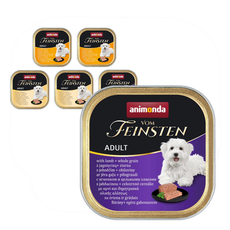 Animonda Vom Feinsten Adult 6x150g Mokra Karma Dla Psa Mix Smaków Drób Wołowina Jagnięcina