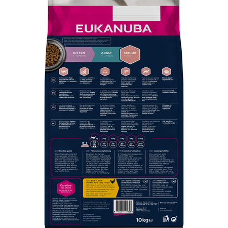 EUKANUBA Senior z Kurczakiem 10kg Sucha Karma Dla Starszych Kotów