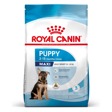 Royal Canin Maxi Puppy 2x15kg Karma Sucha Dla Szczeniąt, Od 2 Do 15 Miesiąca Życia, Ras Dużych