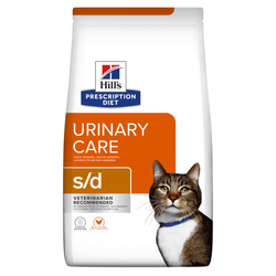 Hill's Prescription Diet s/d Urinary Care 3kg Sucha Karma Z Kurczakiem Dla Kota Wsparcie Zdrowia Układu Moczowego