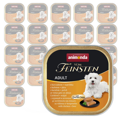 Animonda Vom Feinsten Mokra Karma Dla Psa 22x150g Z Kurczakiem I Wątróbką