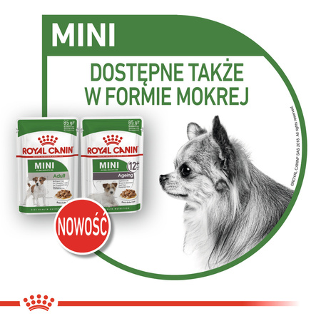 Sucha Karma Dla Psa Royal Canin Mini SHN 9kg (8kg+1kg Gratis)